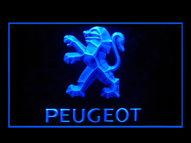 Peugeot Motors LED Light Sign